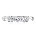 Handmade Round Lab Created Gemstone Band Ring 1.75 CTW