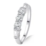 Handmade Round Lab Created Gemstone Band Ring 1.75 CTW