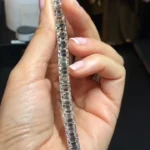 Handmade Emerald Cut Lab-created Diamond Timeless Tennis Bracelet