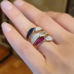 Handmade Vintage Design Open Ring Wedding Anniversary Band
