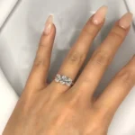 Handmade Oval Cut Anniversary Women's Wedding Band