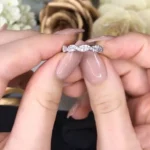 Handmade Women Anniversary Wedding Band