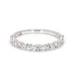 Handmade Unique Diamond Wedding Band