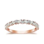 Handmade Unique Diamond Wedding Band