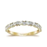 Handmade Unique Diamond Wedding Band