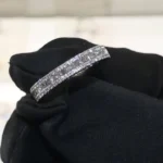 Handmade 2.35CT Emerald&Round Briiliant Cut Diamond Eternity