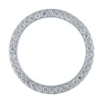 Handmade 2.85CT Two Row Wedding Band