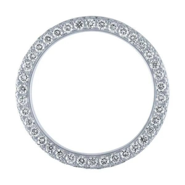 Handmade 2.85CT Two Row Wedding Band
