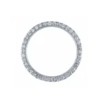 Handmade 3.5CT Three Rows Diamond Eternity Band