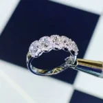 Handmade 3.5CT Oval Cut Wedding Band