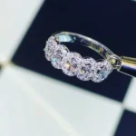 Handmade 3.5CT Oval Cut Wedding Band
