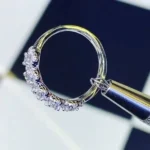 Handmade 3.5CT Oval Cut Wedding Band