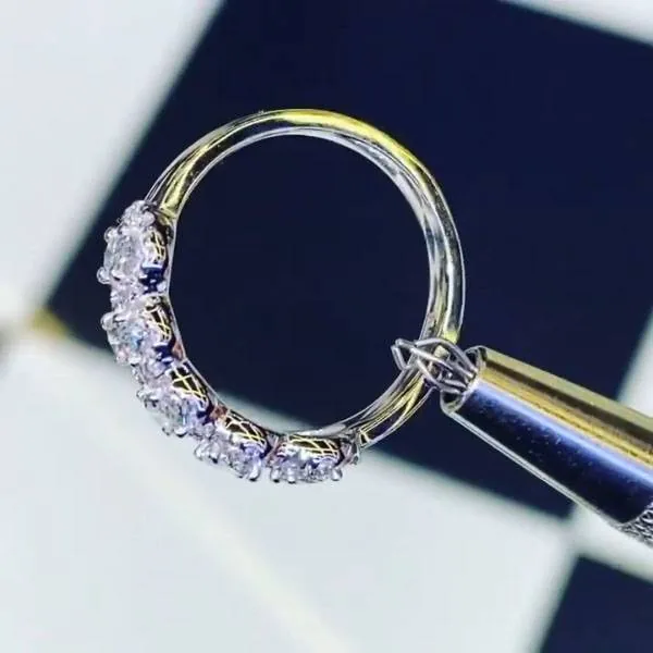Handmade 3.5CT Oval Cut Wedding Band