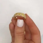 Handmade 4.27CT Fancy Yellow Radiant Cut Anniversary Eternity Band