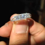 Handmade 2.85 CT Sterling Silver Wedding Anniversary Eternity Band