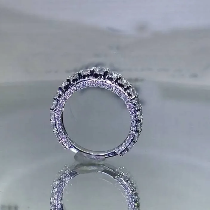 Handmade 2.10 CT Wedding Anniversary Band