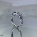 Handmade 2.10 CT Wedding Anniversary Band