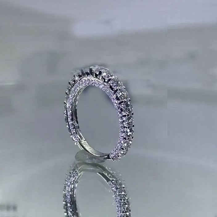 Handmade 2.10 CT Wedding Anniversary Band