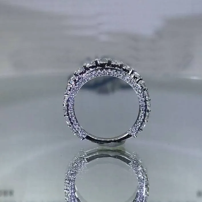 Handmade 2.10 CT Wedding Anniversary Band