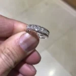 Handmade 1.02 CT Channel Setting Wedding Anniversary Band