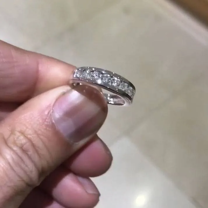 Handmade 1.02 CT Channel Setting Wedding Anniversary Band