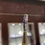 Handmade Blue Sapphire Wedding Eternity Band