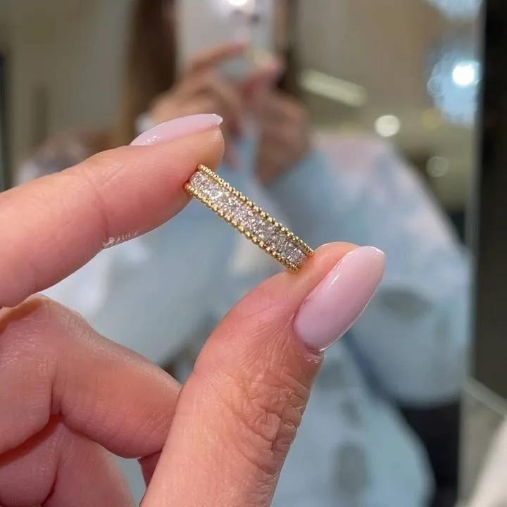 Handmade Yellow Gold Rope Design Eternity Band