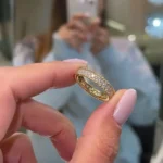 Handmade Yellow Gold Rope Design Eternity Band