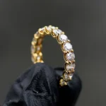 Handmade 18k Yellow Gold Eternity Band Ring