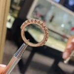 Handmade Round Cut Anniversary Women's Wedding Band Ring