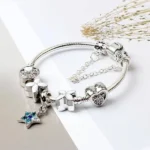 Star of Ocean Four-leaf Clover Alloy Fashion Bracelet