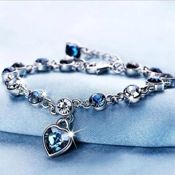 Heart of Ocean Fashion Alloy Bracelet