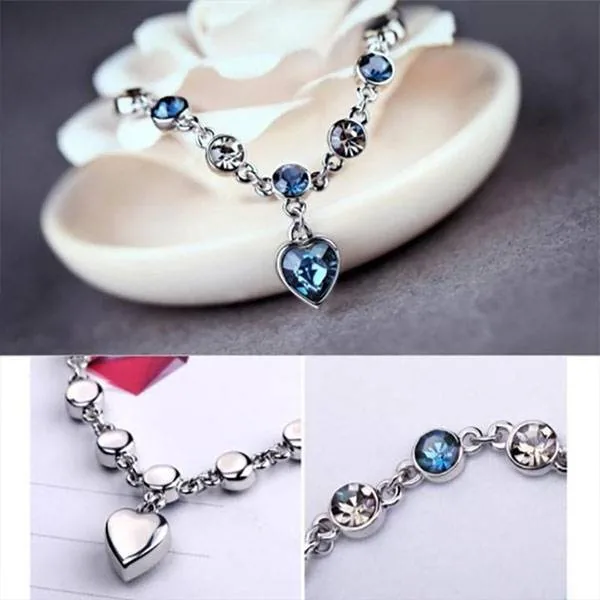 Heart of Ocean Fashion Alloy Bracelet