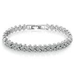 Fashion Heart Shape Round Alloy Bracelet