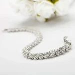 Fashion Heart Shape Round Alloy Bracelet