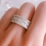 Handmade Brilliant 925 Sterling Silver Band