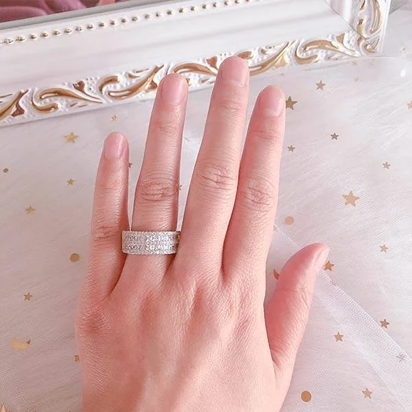 Handmade Brilliant 925 Sterling Silver Band
