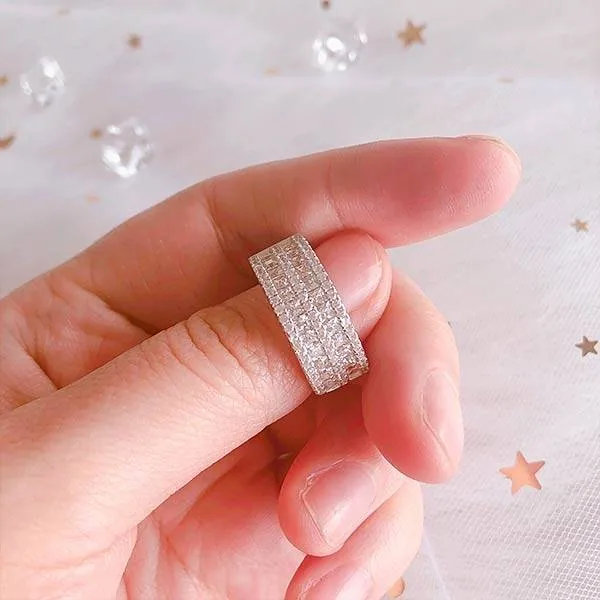 Handmade Brilliant 925 Sterling Silver Band