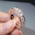 Handmade 1.0 CT Round Cut Eternity Ring Band