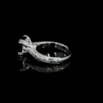 Handmade 1.5 CT Asscher Cut Vintage Sapphire Engagement Rings