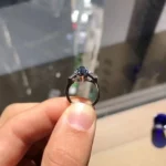 Handmade 2CT Blue Sapphire Marquise Cut Ring