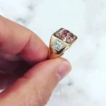 Handmade 3CT Emerald Cut Engagement Ring