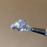 Handmade 3CT Micro Paved Round Brilliant Cut Sterling Silver Ring