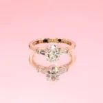 Handmade 2CT Oval Cut Engagement Ring