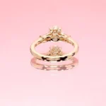 Handmade 2CT Oval Cut Engagement Ring