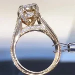 Handmade 2CT Marquise&Princess Cut 925 Sterling Silver Engagement Ring