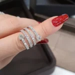 Handmade Heart Cut Sterling Silver Engagement Ring