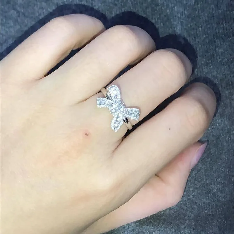 Handmade Sterling Silver Bow Knot Ring