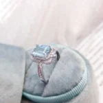 Handmade 4ct Romantic Aquamarine Blue Ring