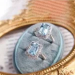 Handmade 4ct Romantic Aquamarine Blue Ring
